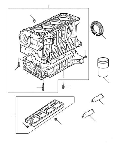 1.8K Cylinder Block