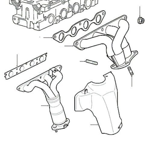 1.8K Exhaust Manifold