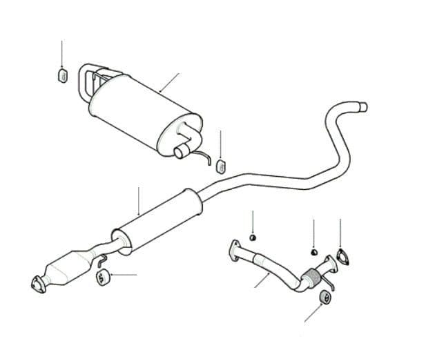 2.0 Td4 M47 16v Exhaust System