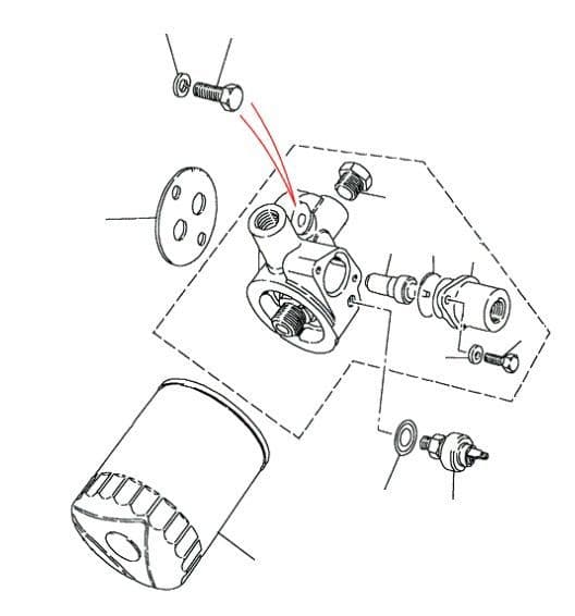 2.5dt Oil Filter & Adaptor