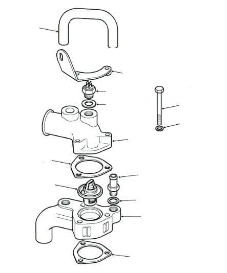 2.5dt Thermostat & Housing