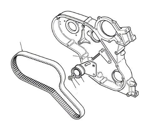 2.5dt Timing Belt & Tensioner