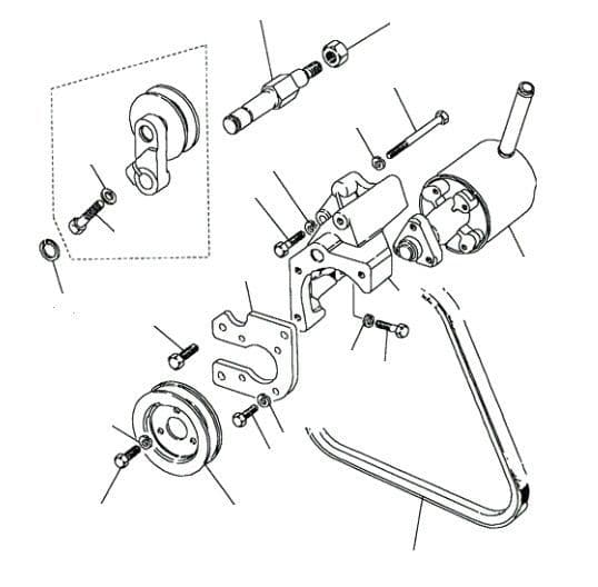 2.5NA Power Steering Pump - Adwest