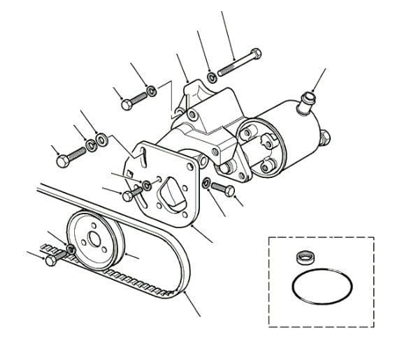 2.5NA Power Steering Pump - Hobourn Eaton