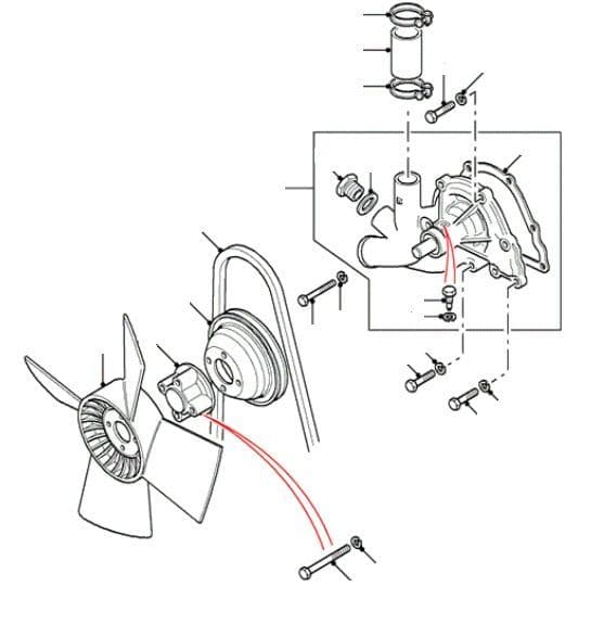 2.5NA Water Pump - Without AC