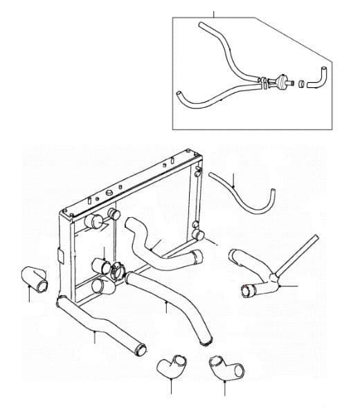 200TDI Radiator Hoses