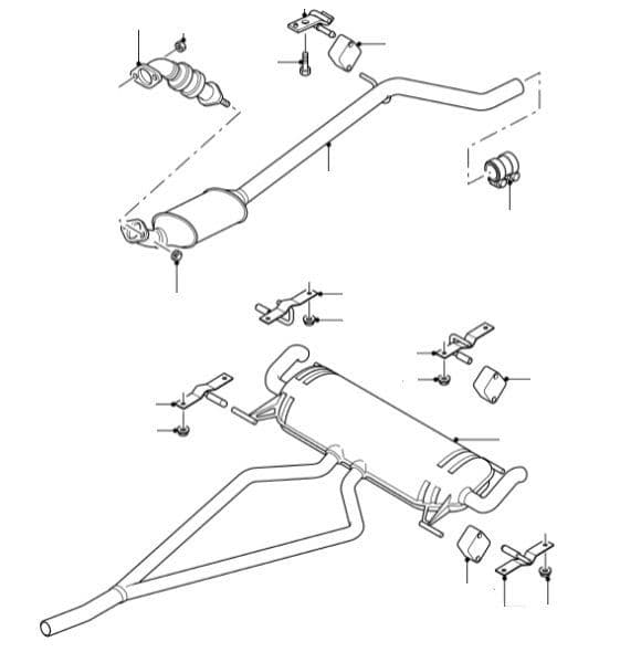 3.0 TD6 2002-06 EXHAUST SYSTEM