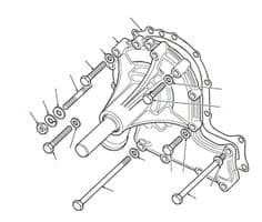 3.5V8 Water Pump - Non Viscous Coupling