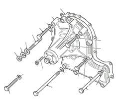 3.5V8 Water Pump - With Viscous Coupling