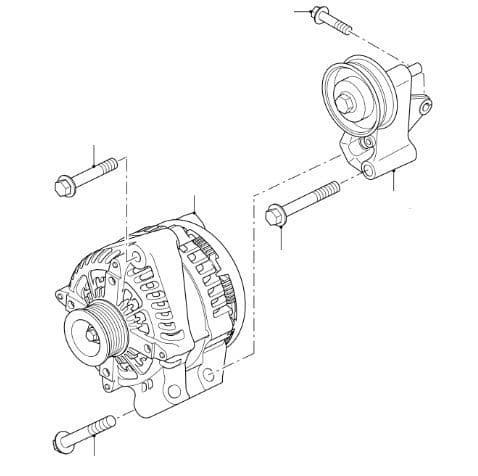 Alternator & Mountings