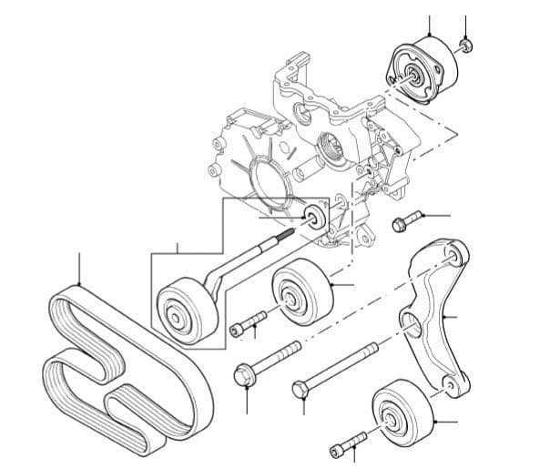 Auxiliary Drive Belt & Tensioners