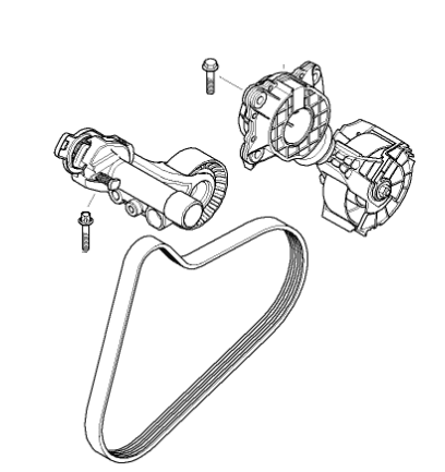 Belt Drive - Water Pump & Alternator