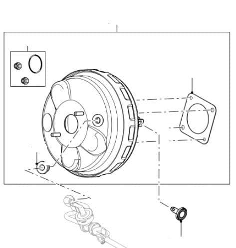 Brake Booster (Servo) & Master Cylinder