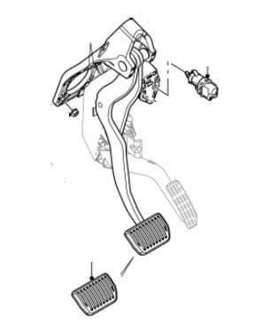 Brake Light Switch & Pedal Rubbers