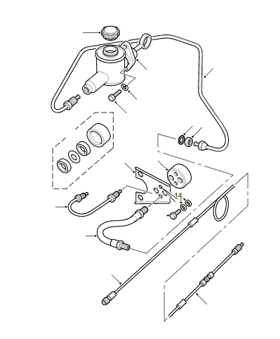 Clutch Master Cylinder & Hoses