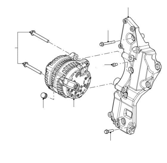 Dw12 Alternator & Mountings