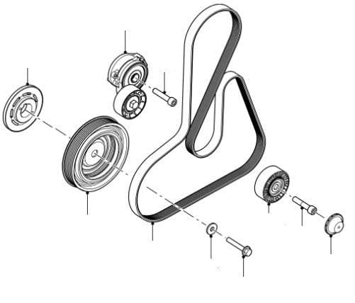 Dw12 Auxiliary Drive Freelander 2