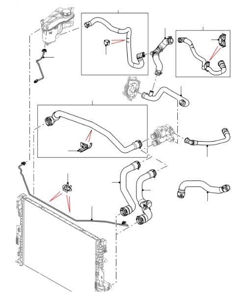 Dw12 Coolant Hoses & Pipes