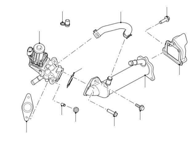 Exhaust Gas Recirculation (EGR) VIN CA000001 Onwards