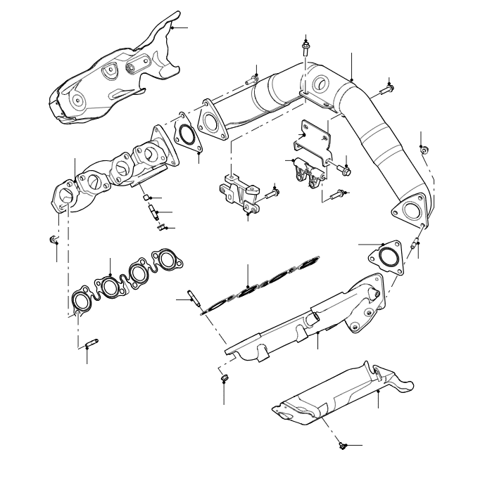 Exhaust Manifolds & Cross Over Pipe