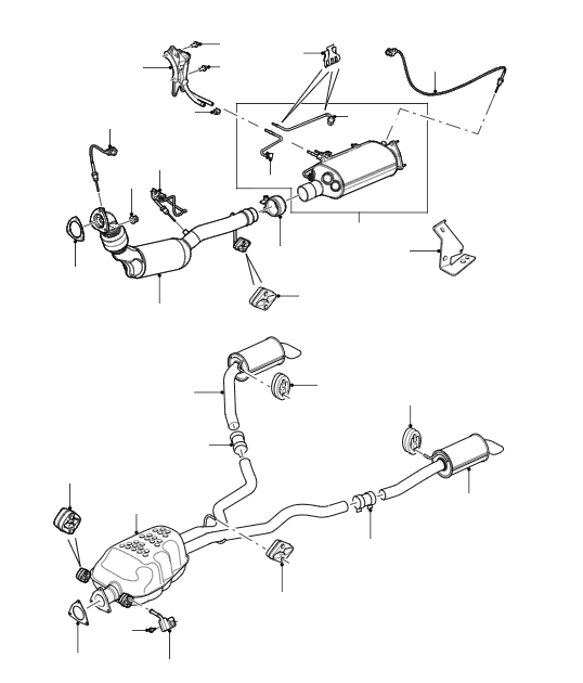 Exhaust System 2.7 TDV6 With DPF