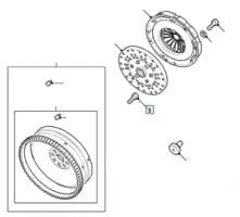 Flywheel & Clutch - Manual 4.0 & 4.6