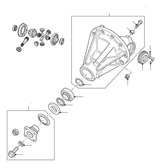 FRONT 4 PIN DIFFERENTIAL FROM VIN 7A000001