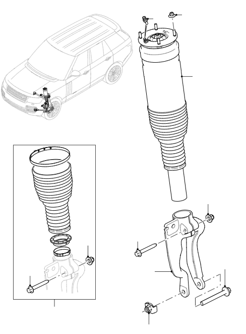 Front Air Shock Absorbers