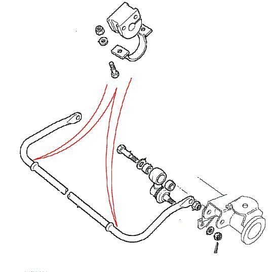 Front Anti Roll Bar & Fittings