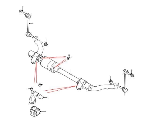 Front Anti Roll Bar & Stabiliser Links (ACE)