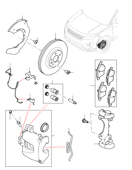 Front Brakes 325mm Discs