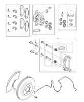 Front Brakes 349mm Discs from VIN JA000001