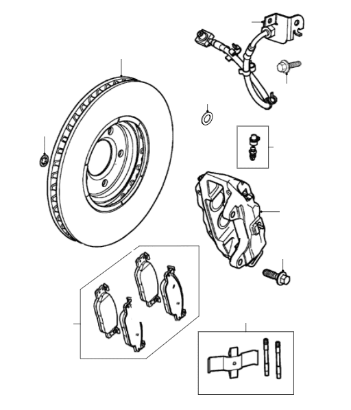 Front Brakes 4.2SC to VIN G49700