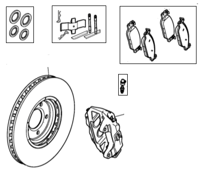 Front Brakes - Brembo from VIN A30645