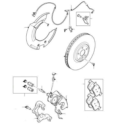 Front Brakes Exc 5.0SC