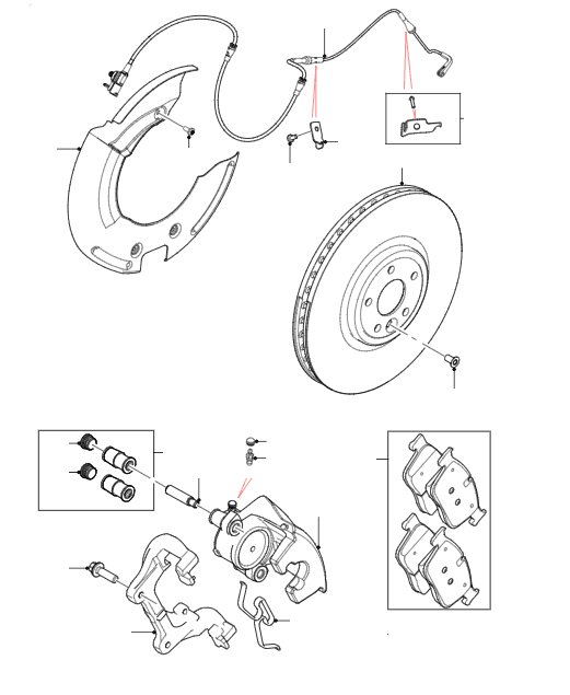 Front Brakes Excluding 5.0SC To VIN TOP66319 (2020)