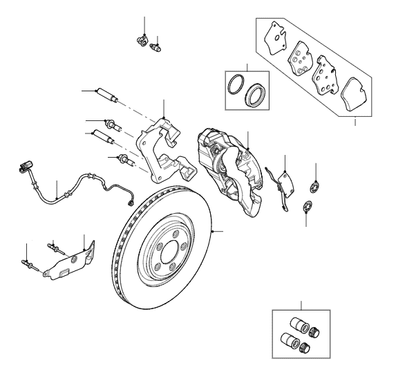 Front Brakes Excluding Armoured