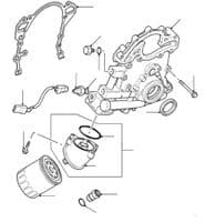 Front Cover Oil Pump & Filter Head 4.0 & 4.6