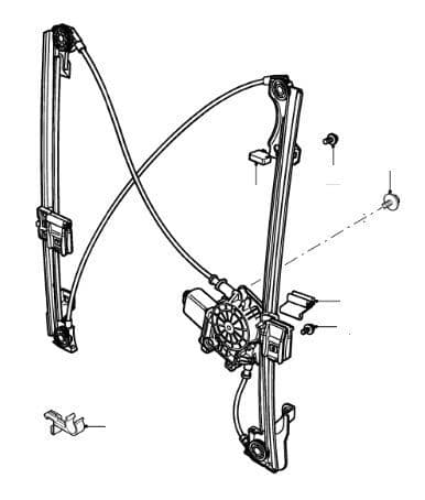 Front Door Electric Window Regulator