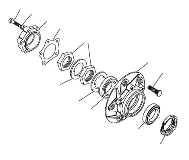 Front Hub JA032851 Onwards