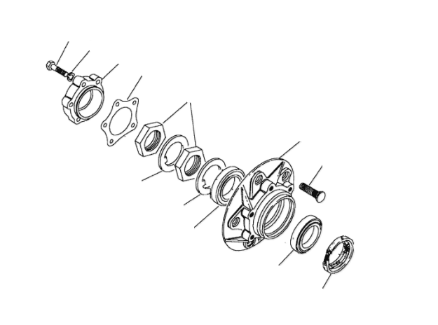 Front Hubs From VIN JA624517