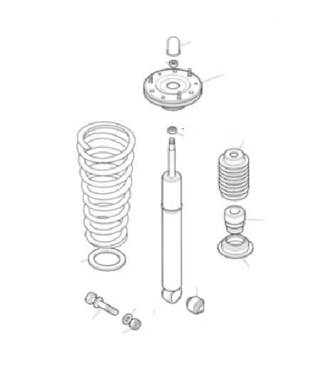 Front Shock Absorber & Spring