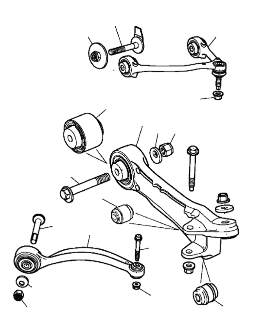 Front Suspension Arms from VIN M45255