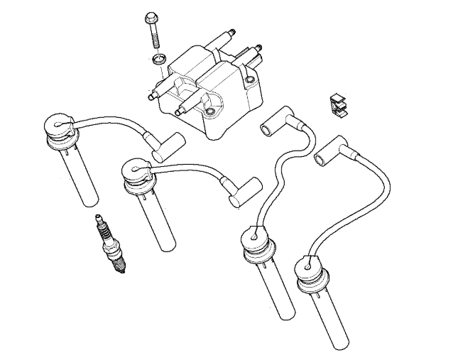 Ignition Coil, Leads & Spark Plugs