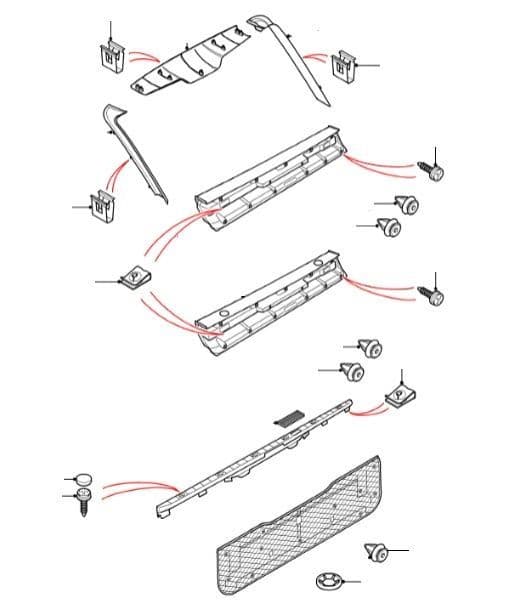 Interior Tail Door Clips