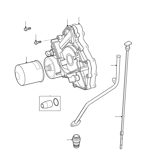 KV6 Oil Pump & Filter