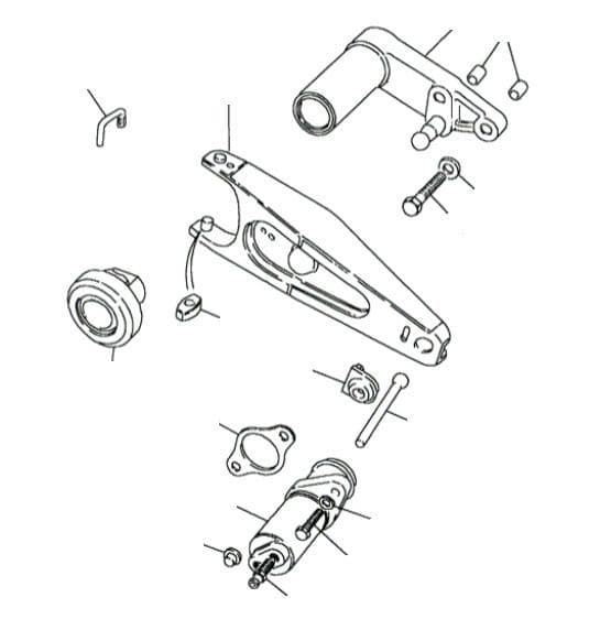 LT77 CLUTCH RELEASE MECHANISM 4 CYL DISCOVERY 1