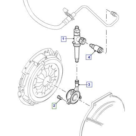 MT82 CLUTCH RELEASE MECHANISM