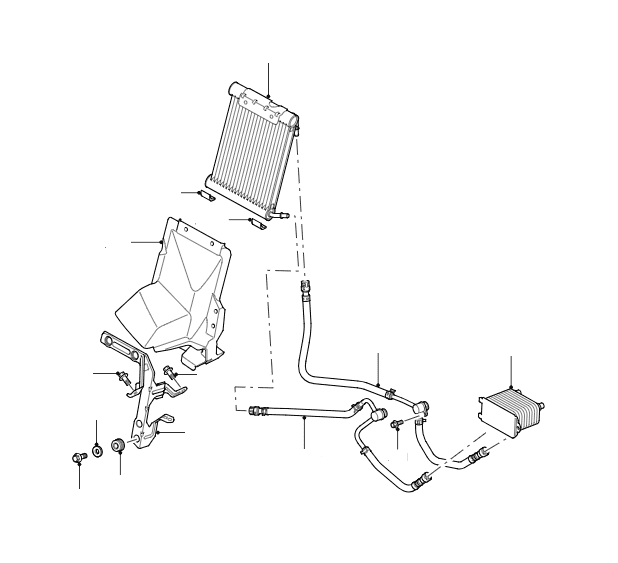 OIL COOLER L322 4.2SC