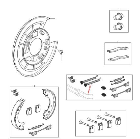 Parking Brake Shoes